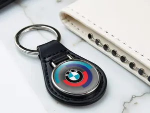 BMW Porta-Anelli Pelle Unisce Chiavi Ordinato